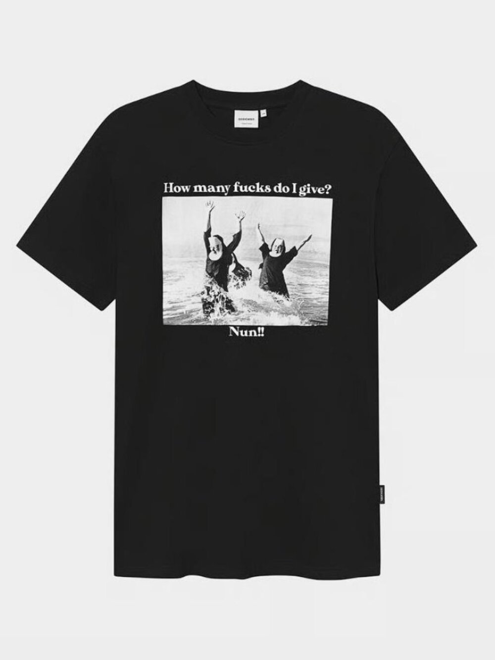 DEDICATED. Men's T-shirt Stockholm Nun Given Size L In Black